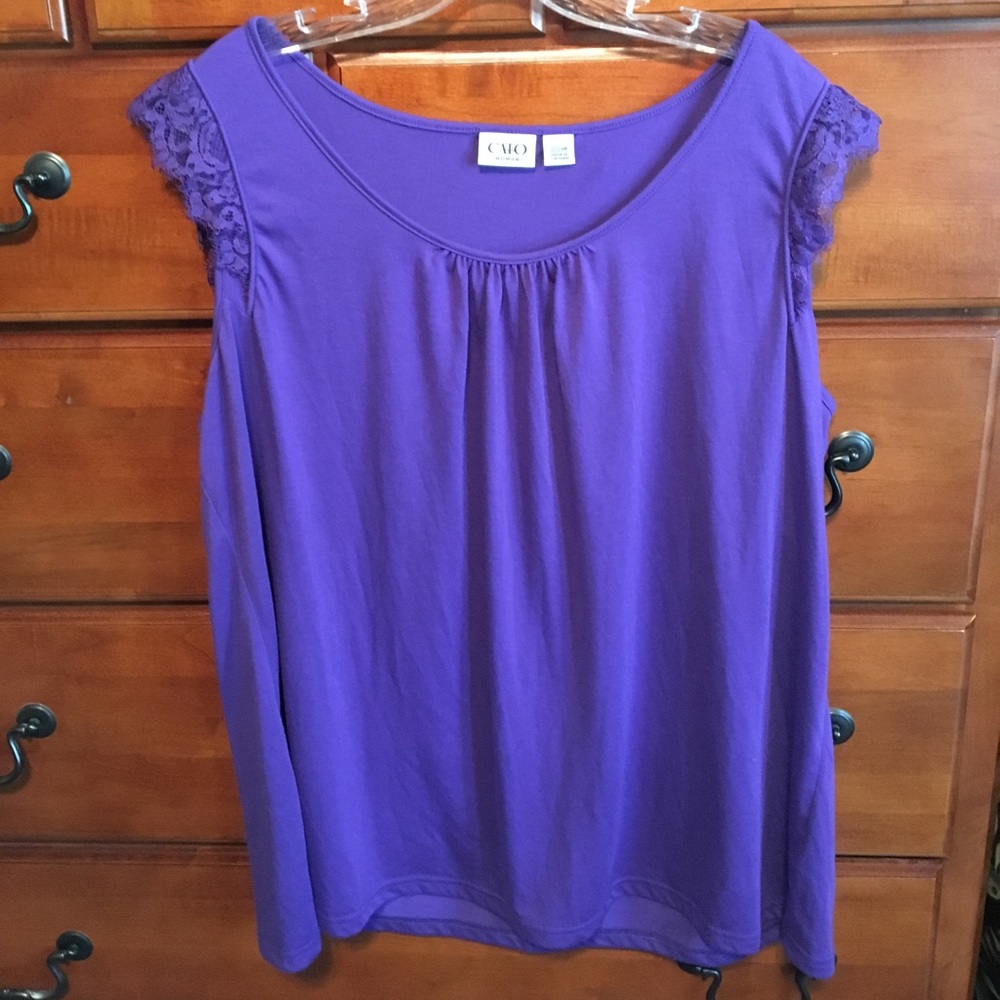 🎀Purple Short sleeve shirt🎀