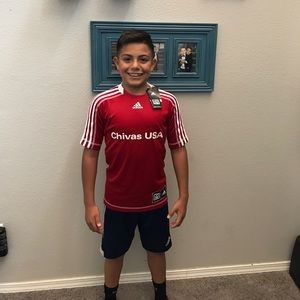 Red chivas usa jersey