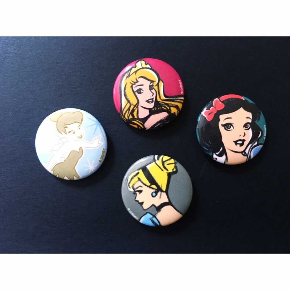 Disney princess buttons
