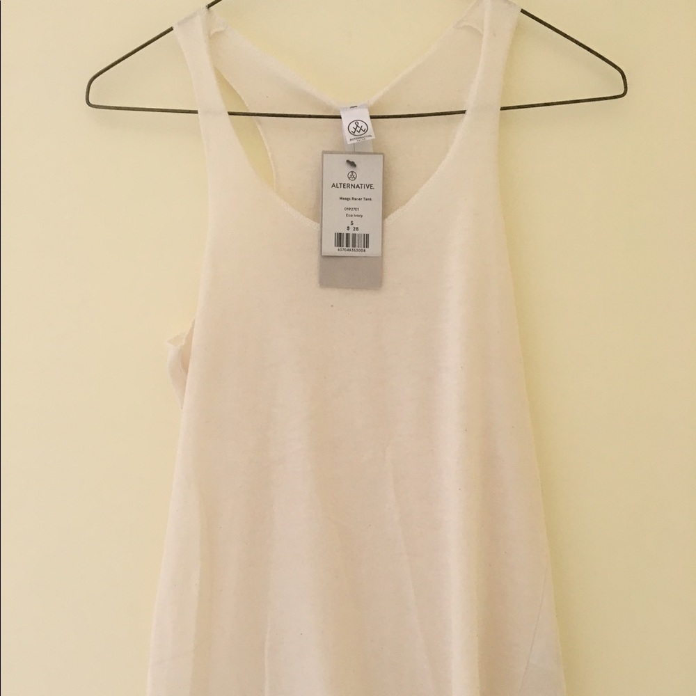 Alternative size S semi-sheer racerback tank top