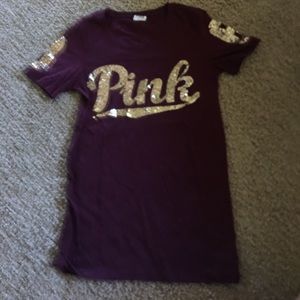 Maroon and gold shirt