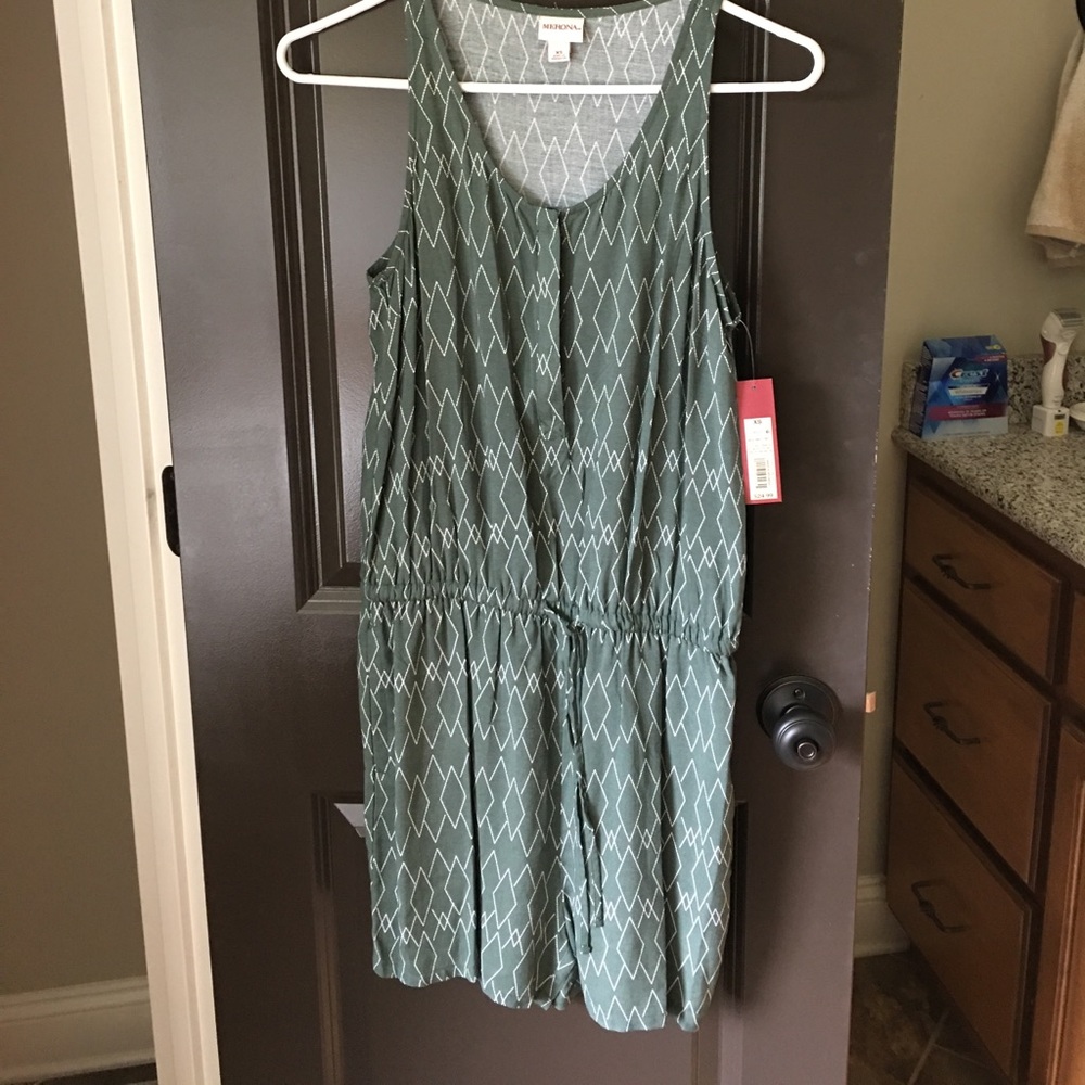 NWT XS Merona romper