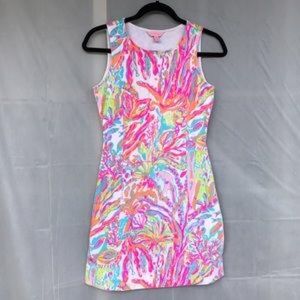 Rare Lilly Pulitzer Scuba to Cuba Dress EUC XXS