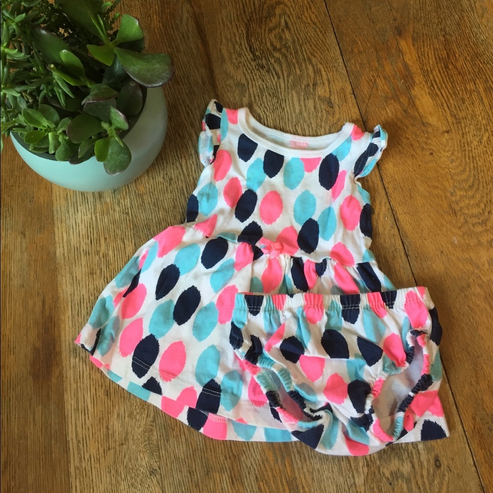 Carters baby dress and bloomers