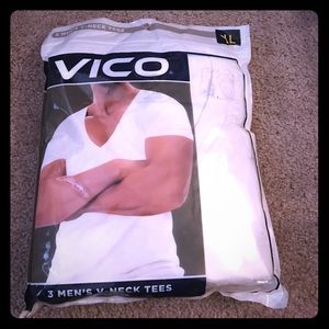 New In Package Men's V-Neck Tees