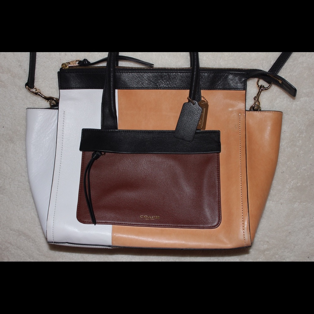 Coach Leather Shoulder Bag