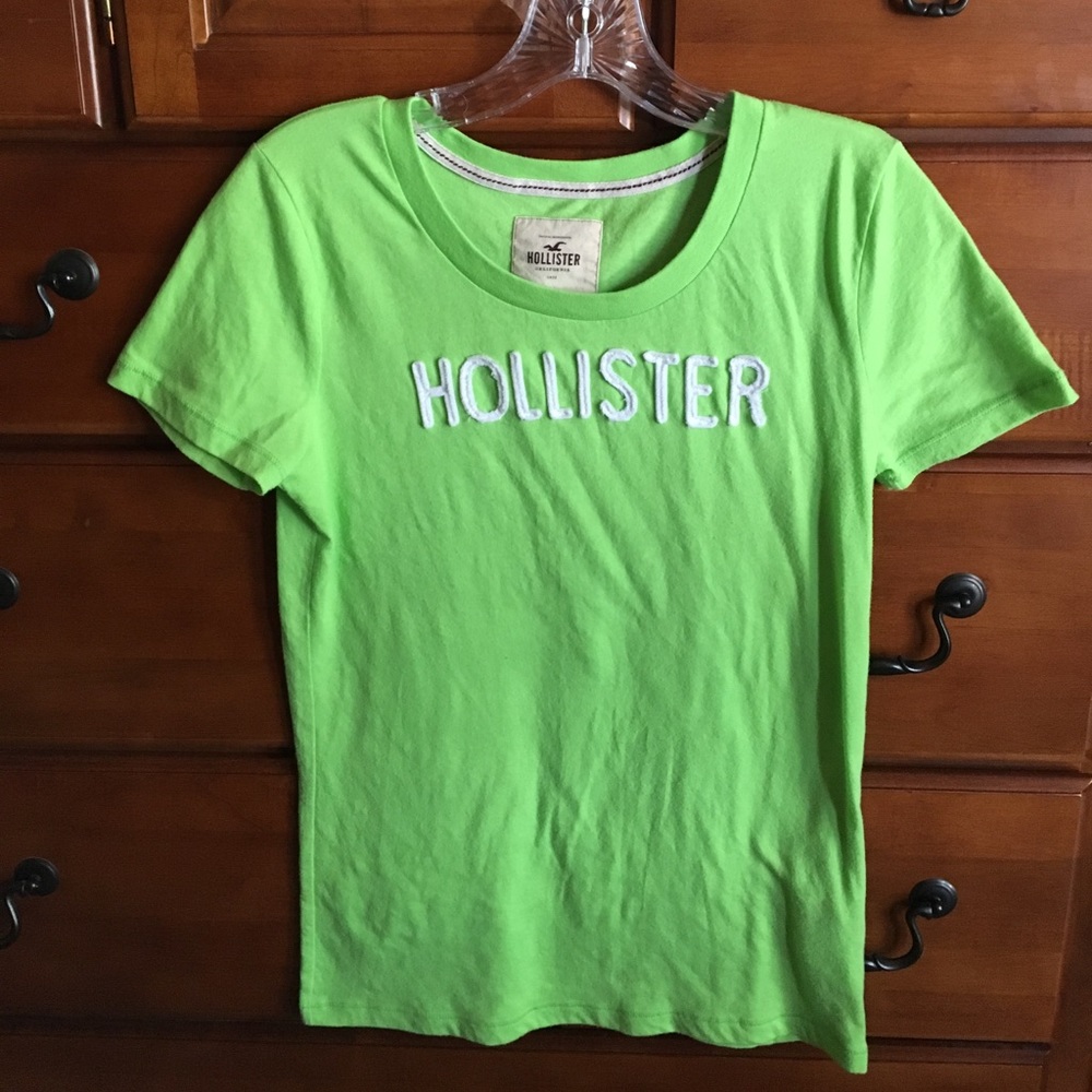 Neon Green Hollister Shirt