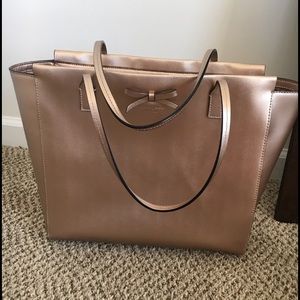 Rose gold Kate Spade tote