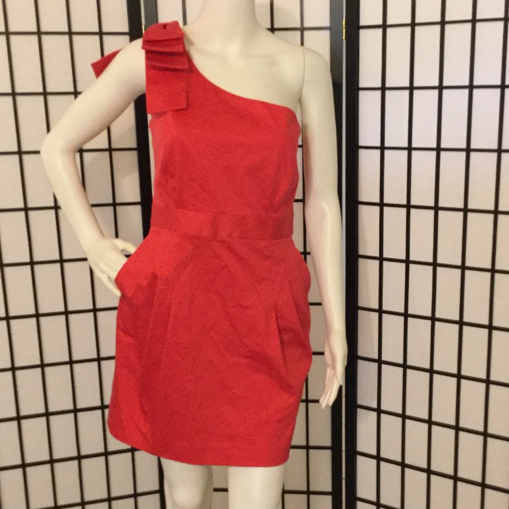 French connection coral dress