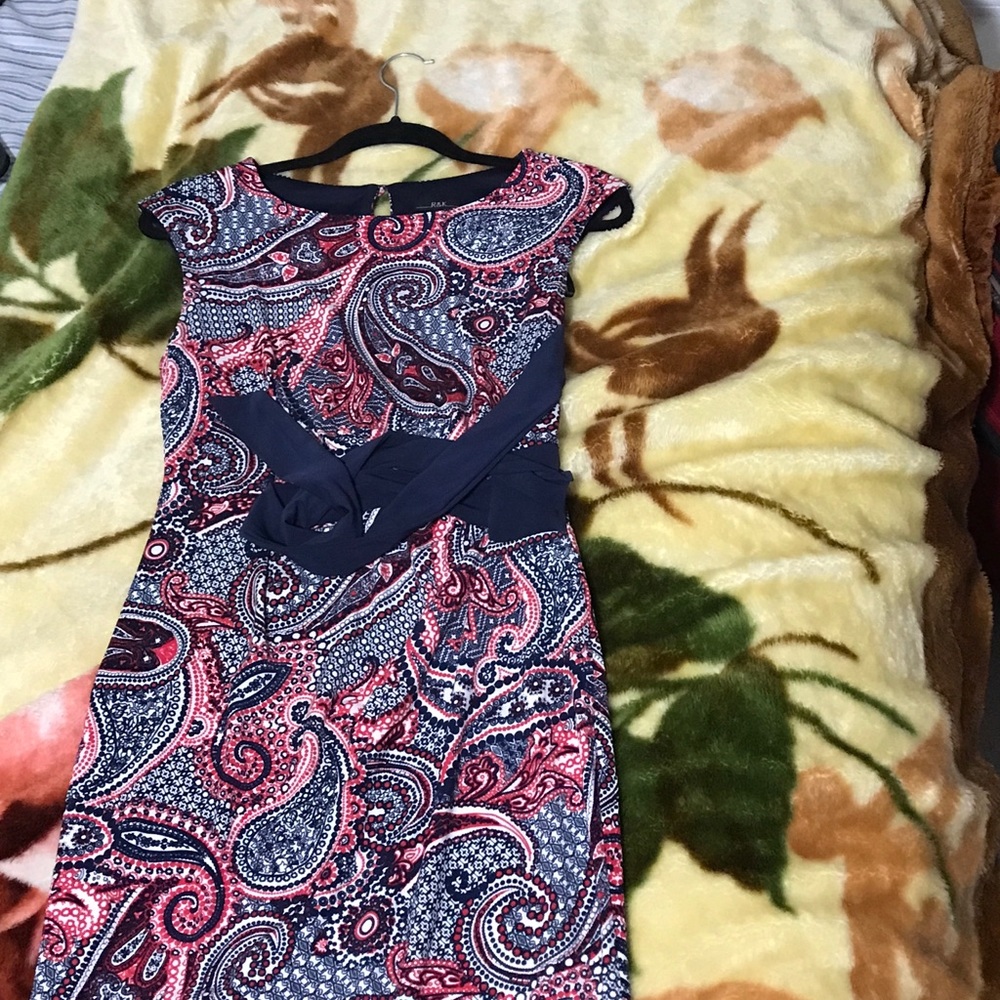 Stretchy, cool dress. By R & K.