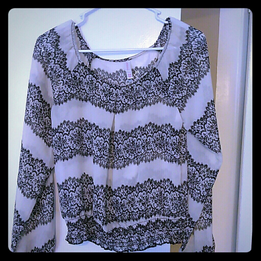 Xhilaration Sheer Top