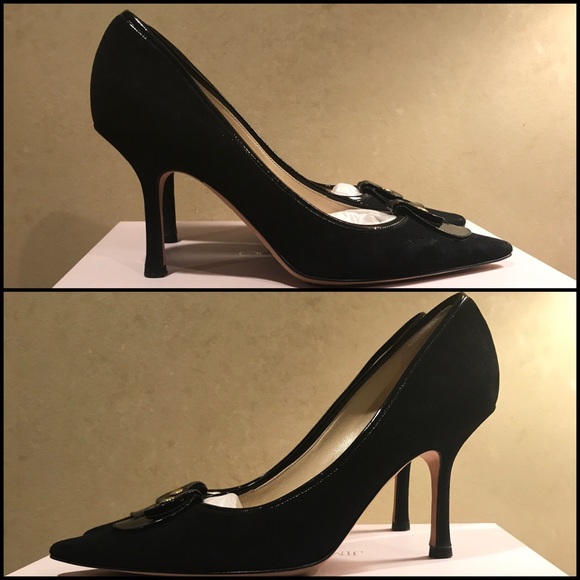 Jimmy Choo Shoes - Jimmy Choo // Black Leather & Suede Pumps - 3”