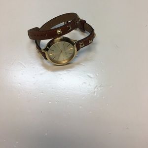 Michael Kors double wrap watch.