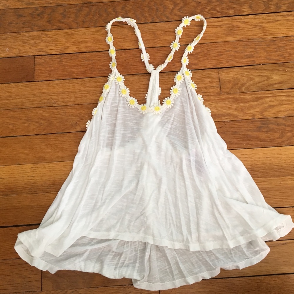 Super cute daisy flower tank top