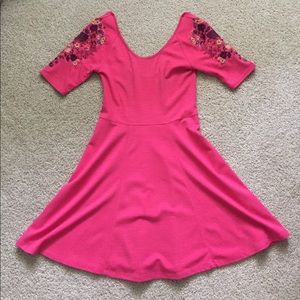 Free People Hot Pink Sundress