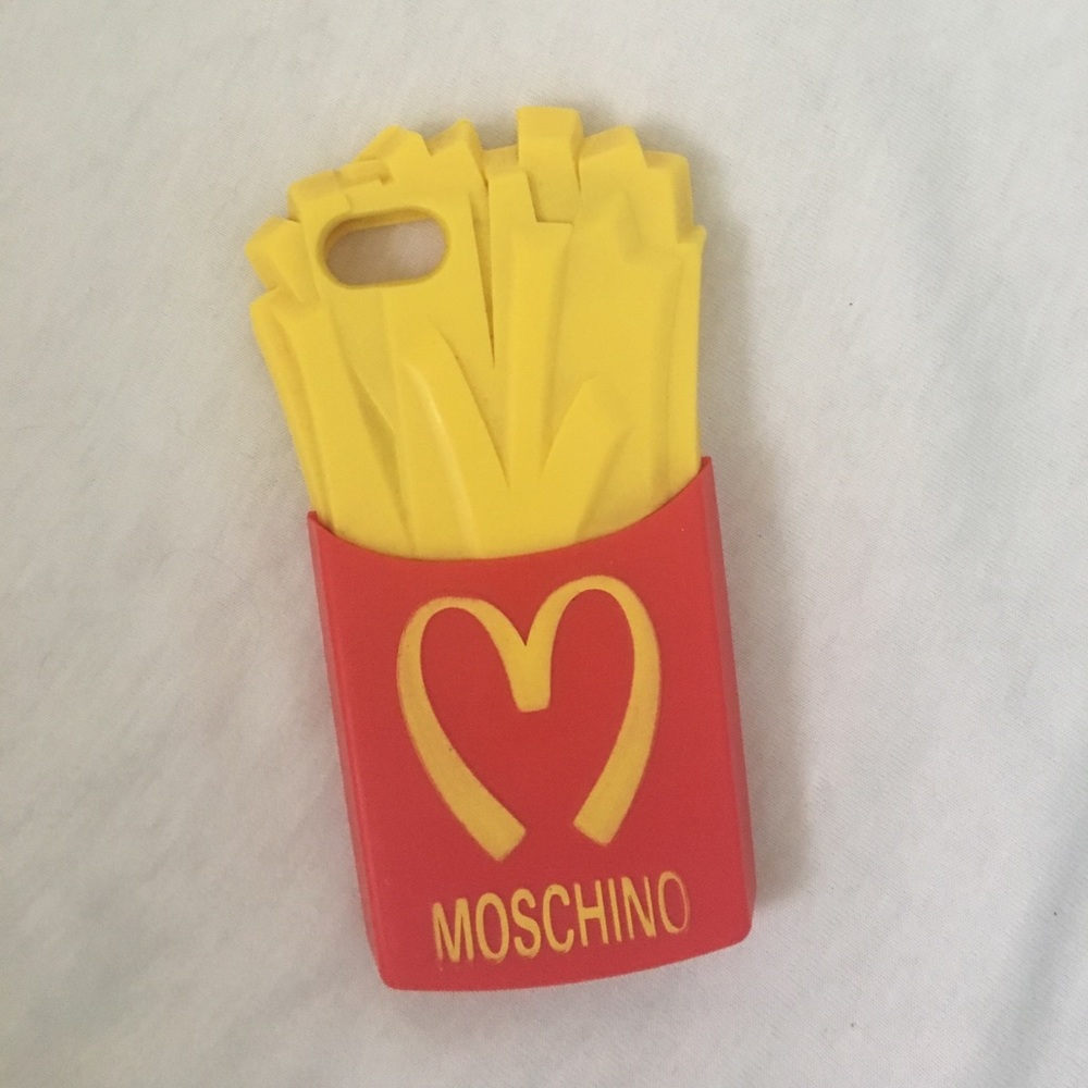 Authentic rubber Moschino iPhone 5 case