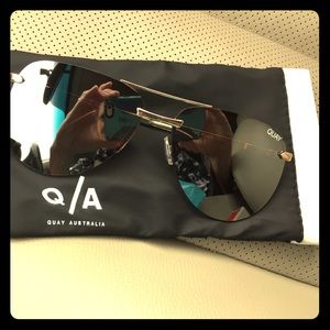 Quay Australia aviator sunglasses - golden bronze
