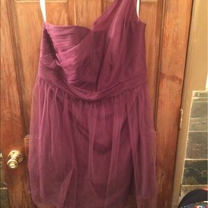 Size 22 plum David's bridal formal dress.
