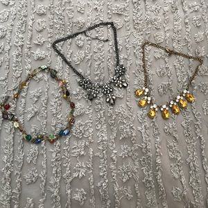 Lot of 3 statement necklaces