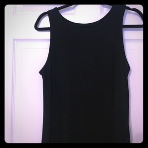 Simple Black Swing Dress