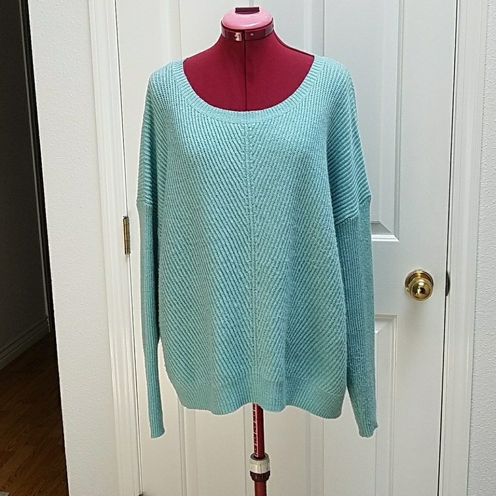 Aqua sweater
