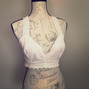 NEW XL Lace Bralette Soft Pink