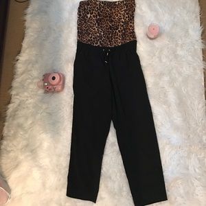 Express Strapless Pants Romper