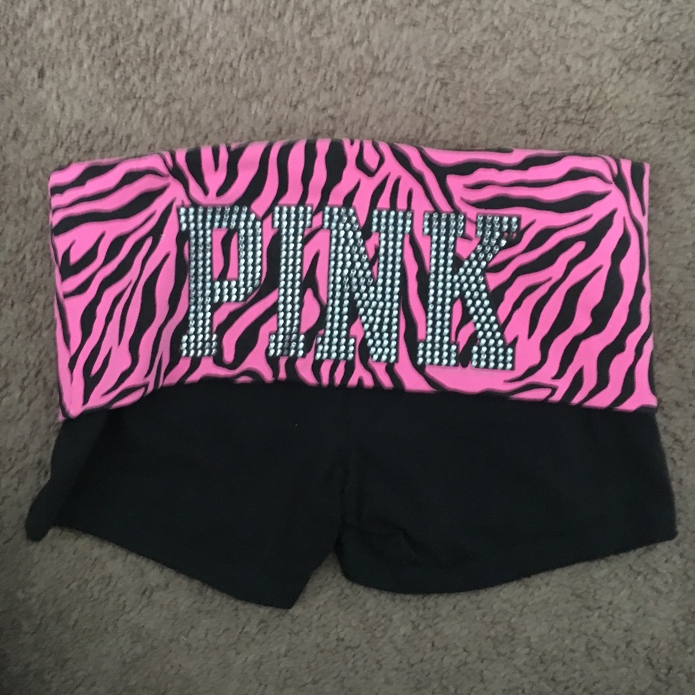 VS pink yoga shorts