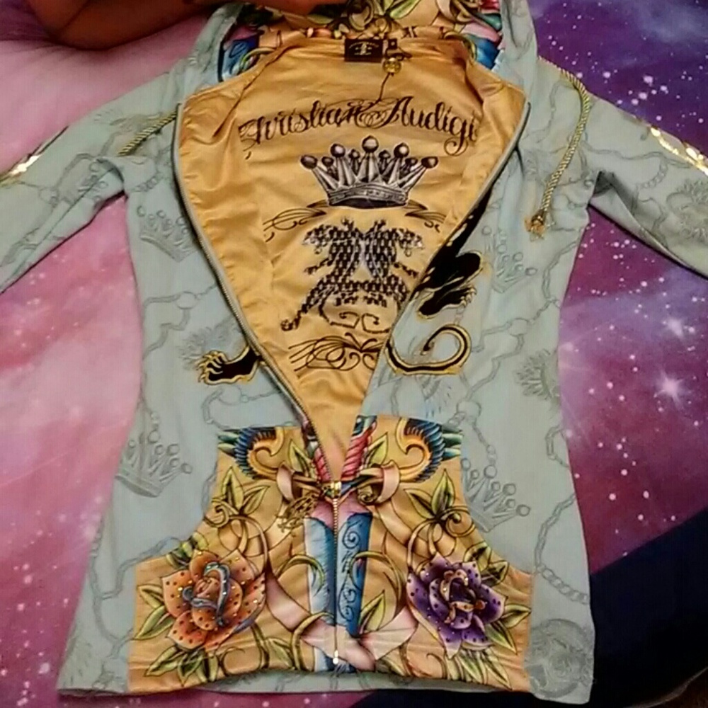 ❣  PLATINUM DOUBLE PANTHER RARE HOODIE❣