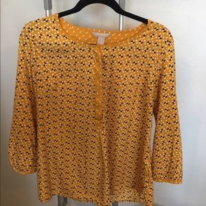 Banana Republic like new 3/4 sleeve top