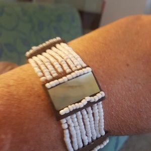 Mother of Pearl Stretchy Bracelet