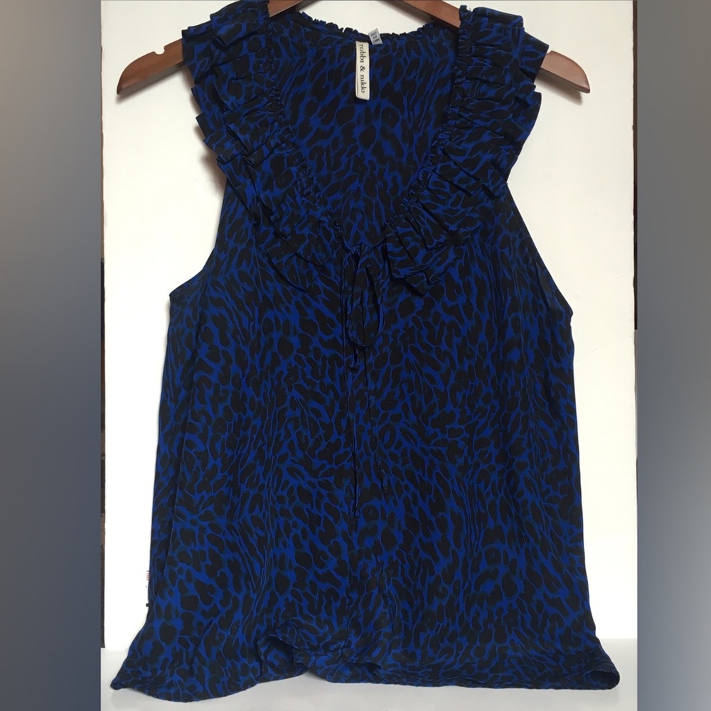 Robbi & Nikki Blue Top