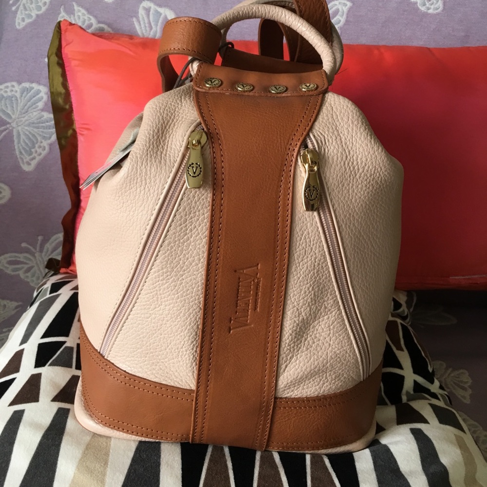 Italian leather "Valentina" brand backpack "SALE "