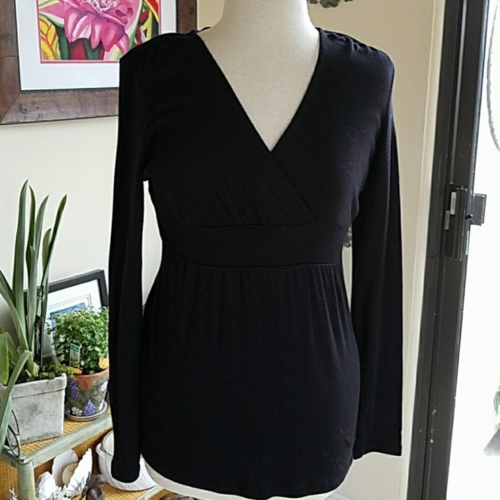 Tunic with Empire waist and long sleeve