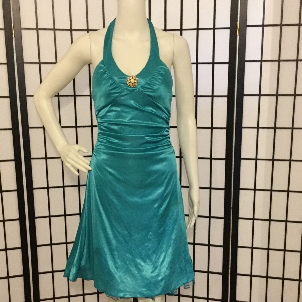 Ruby fox sky blue cocktail dress