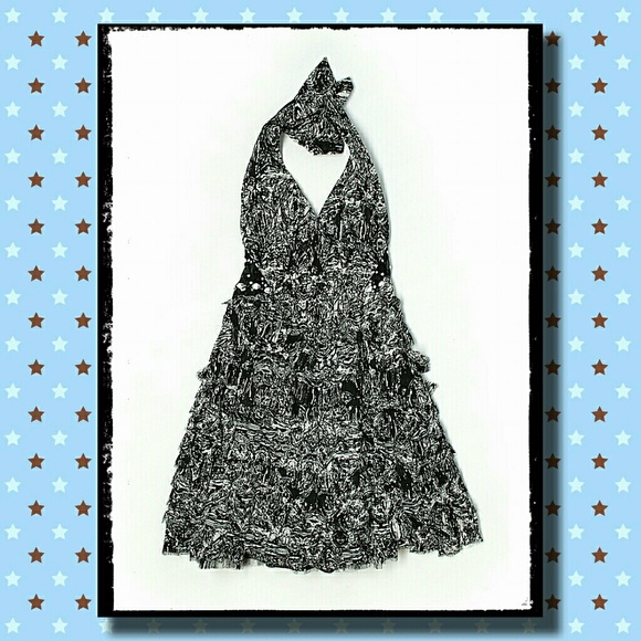 Lipsy Dresses & Skirts - Frilled Dress w/ Rhinestone Accents