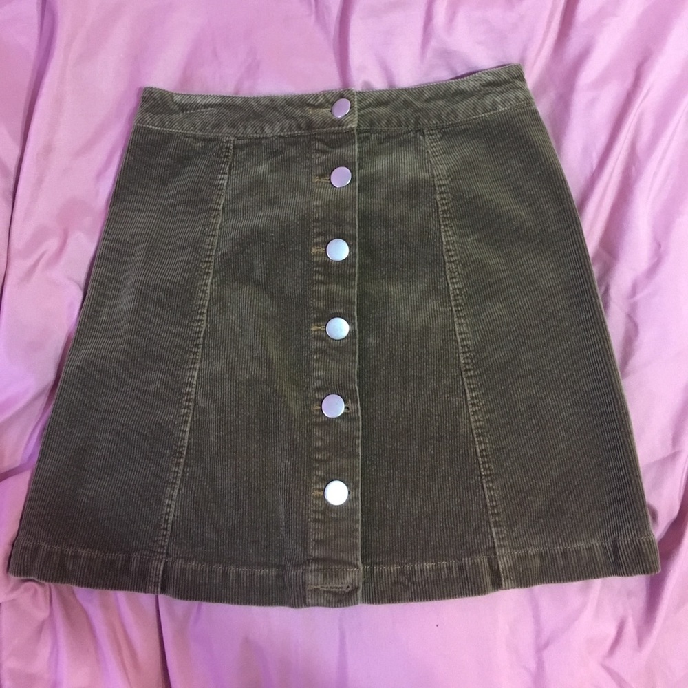 Corduroy skirt