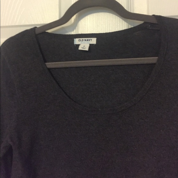 Gray Drawstring Light Sweater - Picture 3 of 3