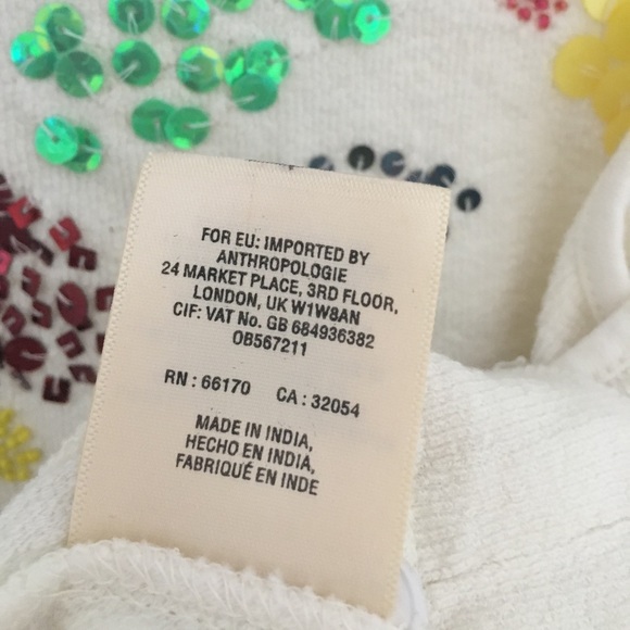 Anthropologie beaded swing top NWOT - Picture 4 of 5