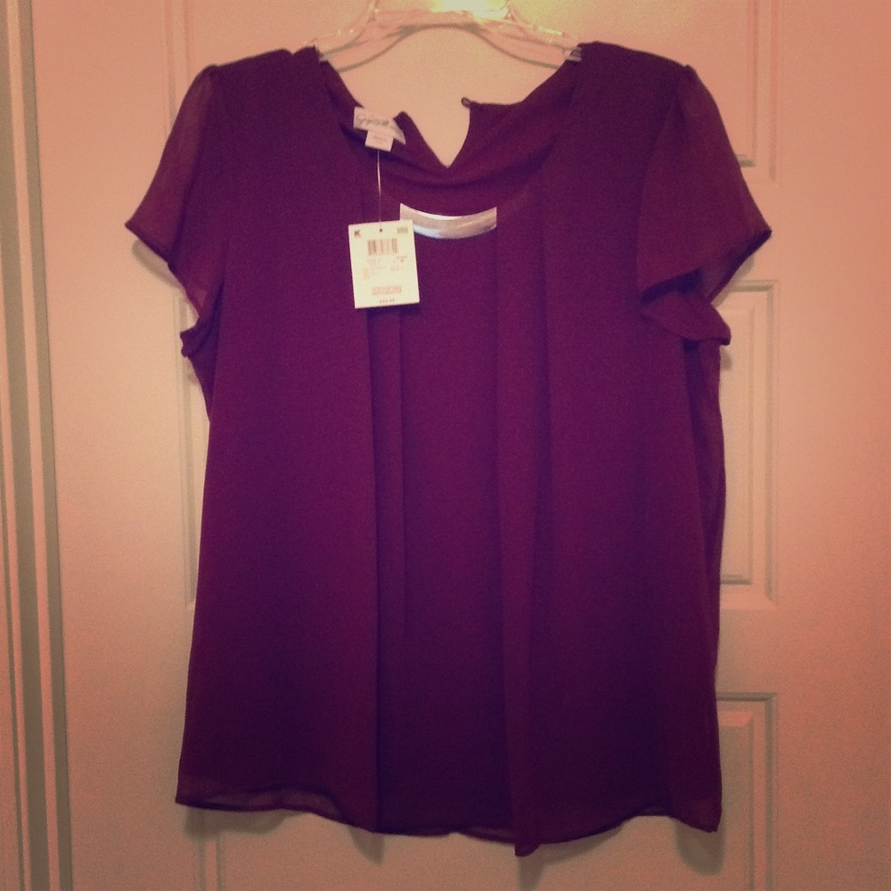 NWT purple blouse
