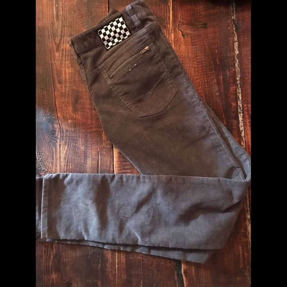 Vans Women's Grey Corduroy Jeans Size 3