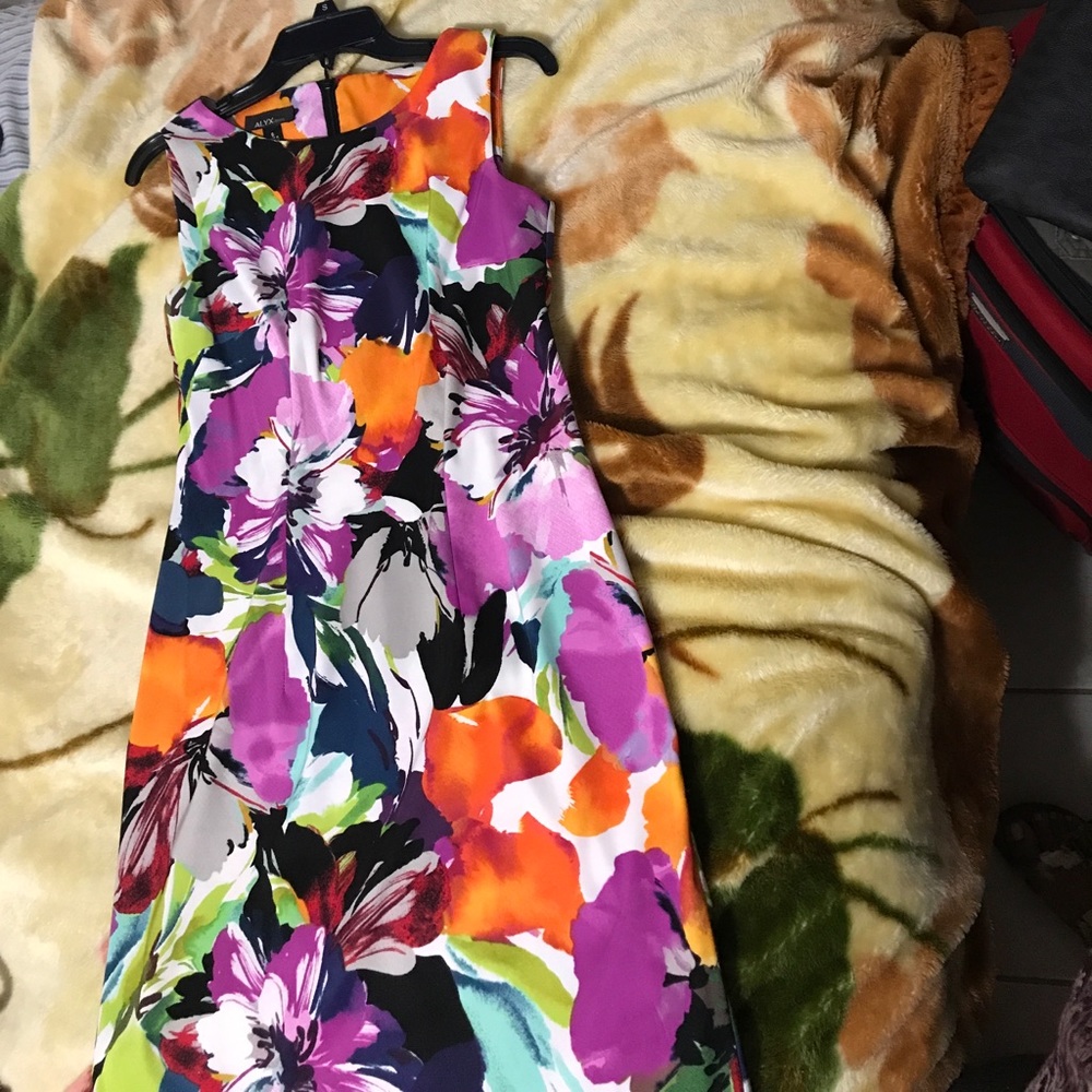 Bright floral fun dress