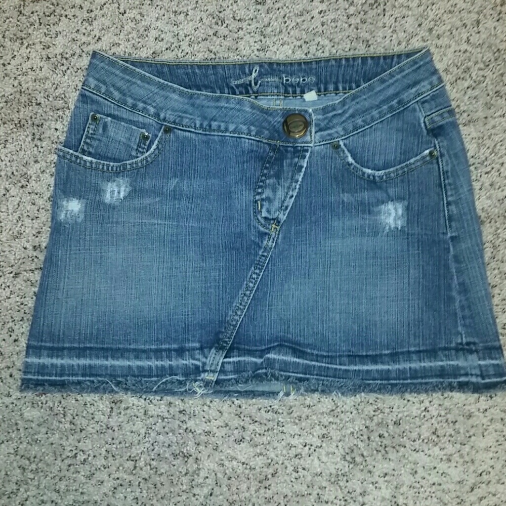 Bebe denim skirt