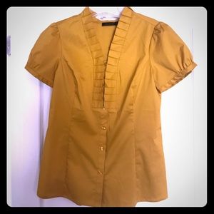 Mustard Dress Blouse