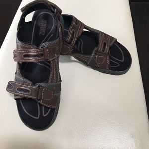 New Sandals, hiking outdoors