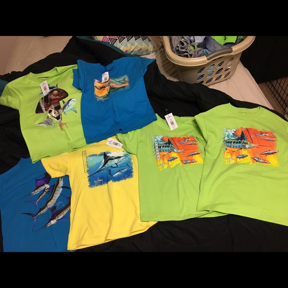 BNWT kids SM guy Harvey. Paid $16.99 for each.