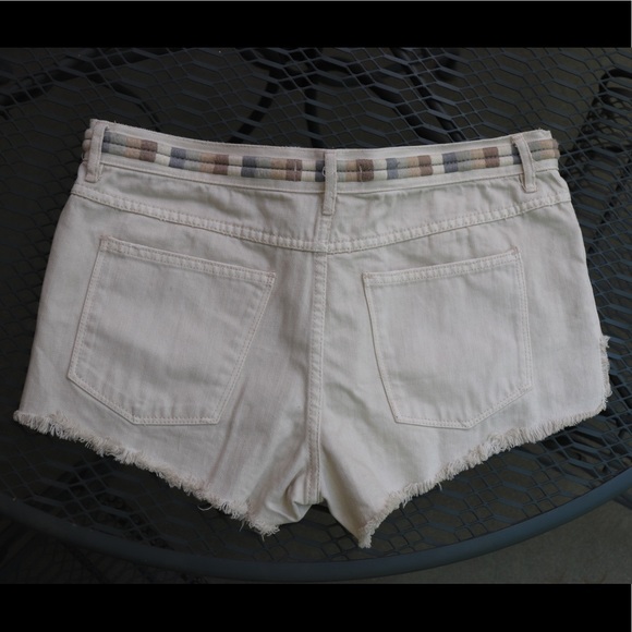 {free people} white embroidered shorts - Picture 4 of 4