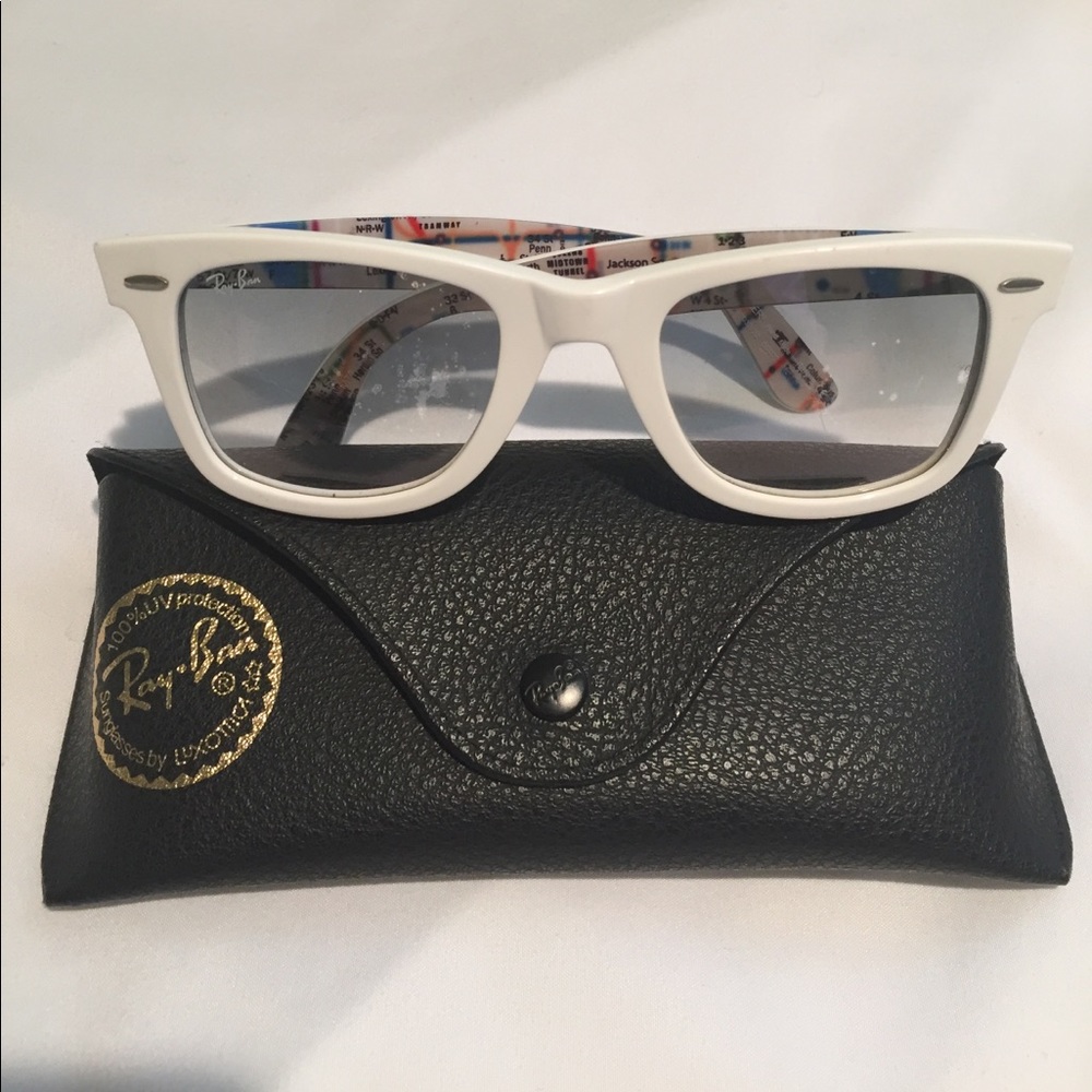 white ray bans