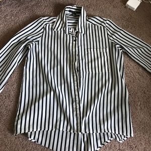 Striped work shirt