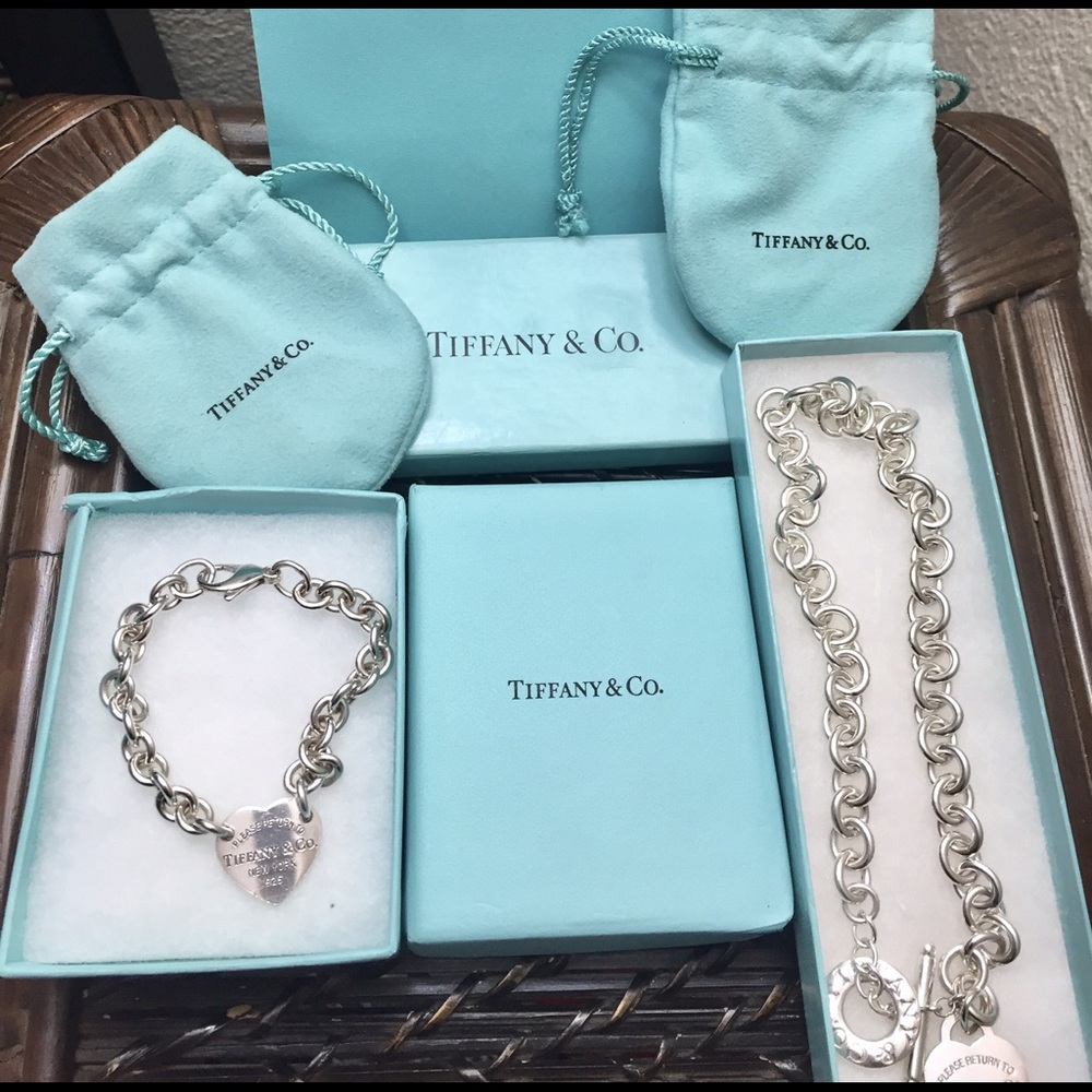 ❌💝SOLD💝❌ TiFFANY Heart Toggle Necklace&Heart
